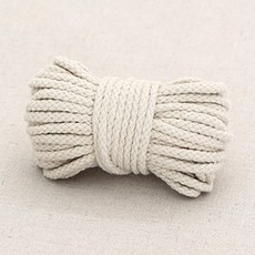 해피베어스 얼그미 내추럴 면끈 5mm x 900cm, 1개
