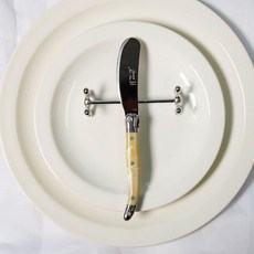 LAGUIOLE 拉吉爾 Jangneron奶油刀 15.5cm, 大理石米色, 單品, 1個