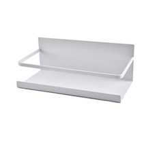 모나코올리브 망고너츠 철제 마그네틱 냉장고 사이드랙, 화이트, 1개