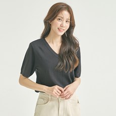 로엠 여성용 브이넥 니트