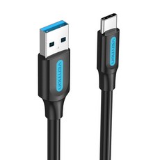 벤션 투톤 USB3.1 Gen1 C타입 USB3.0 고속충전케이블, 1.5m, 혼합색상, 1개