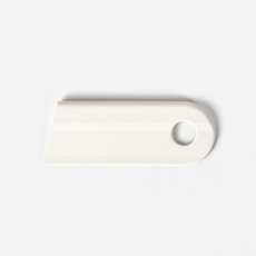 JAJU(子珠)簡便使用的矽膠迷你刮水器, 象牙白