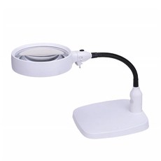 아로 LED 자바라 스탠드 확대경 10배율 120mm, 1개