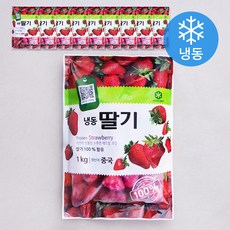 재호식품 딸기 (냉동), 1kg, 10개