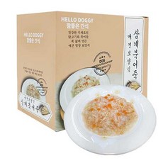 참좋은간식 삼계북어죽 강아지 간식 80g, 삼계+북어 혼합맛, 10개