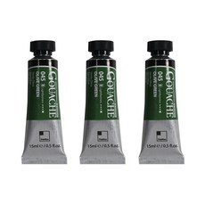 ShinHan 火山口專家水粉 3p 橄欖綠 B, 15毫升, 1 種顏色