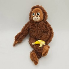 버블리데이 귀여운 원숭이 인형 키링 가방장식, 20cm, 기본형 + 바나나핀, 1개 기본형 + 바나나핀, 1개, 20cm