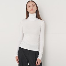 RIBBED TURTLE NECK LONG SLEEVE