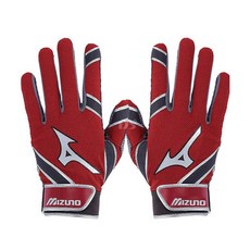 미즈노 MVP 배팅장갑 세트 330384, 레드