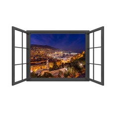 창문풍경스티커