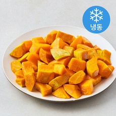 무농약 인증 단호박 죽용 (냉동), 1개, 500g 1개, 500g