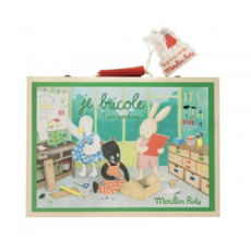 Moulin Roty 工具遊戲組 小小工具箱 Set, 木質, 適用年齡: 4歲以上, 1組
