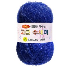 yarna 대용량 고급 수세미 100g, 112블루, 1개 112 블루, 1개