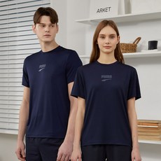 PUMA BODYWEAR Puma空氣乾爽基本款短袖T恤, 海軍藍