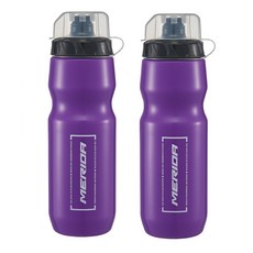 MERIDA 美利達 自行車水壺 附防塵蓋, 紫色, 2個, 760ml