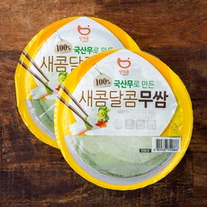 국산무로 만든 새콤달콤 무쌈, 320g, 2개