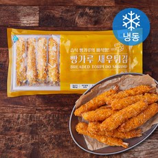 지엔씨푸드 빵가루 새우튀김 새우함량 30% 10미 (냉동), 300g, 1개