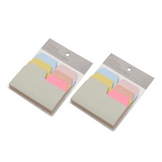 해피제이 점착 인덱스 메모지 6종 x 15p 세트, 2세트,
