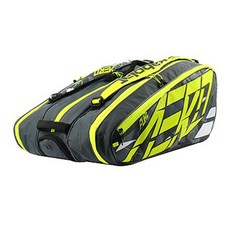Babolat 2023 Pure Aero RHx12 網球袋, 灰色 黃色, 1入