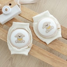 베이비앤아이 유아용 소프트 자수 무릎보호대, 아기뭉이, 1개