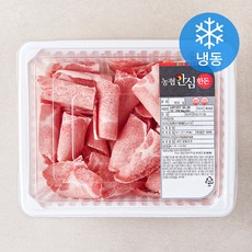 농협안심한돈 대패 목살 구이용 (냉동), 600g, 1개