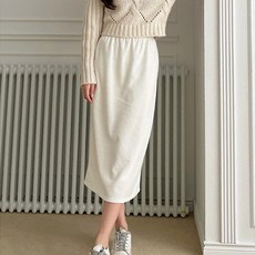 라라온 아리제 밴딩 골지 스커트
