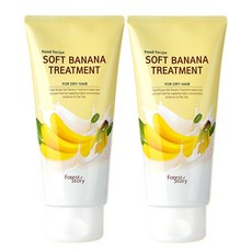 포레스트스토리 푸드레시피 소프트 바나나 단백질 헤어트리트먼트, 300ml, 2개