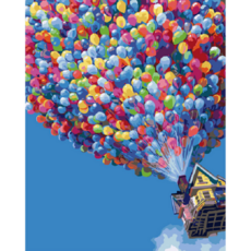 Momofix Painting DIY 傑作繪畫套組 40 x 50 厘米, 彩色氣球款, 1組