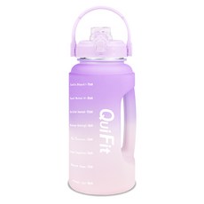 QUIFIT Q03 Rainbow Tritan 水瓶, 紫色 粉色, 2.2L