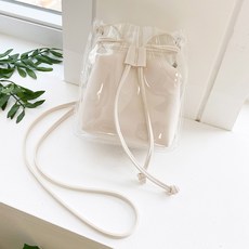 프롬헤븐 투명 버킷 미니 크로스백 C540 호토리