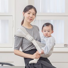 베이비소풍 해먹 사이드 휴대용 힙시트 스탠다드, 오트베이지