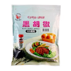 飛馬 粗粒純黑胡椒 600公克±10公克, 100%粗粒, 600g, 1包