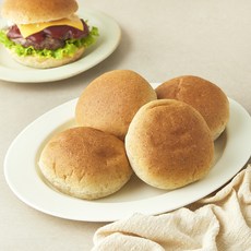 그래밀 알곡그대로눌러내린 통밀 버거번, 60g, 1개, 4개입 60g, 1개, 4개입