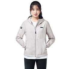 peggynco 女款機能性運動連帽防風外套 WB-270, 灰色, 1個