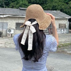 도로시홀릭레이스리본라탄모자