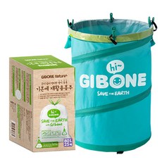 기본에 끈이 있어 편리한 향기 톡톡 재활용봉투 80L x 25p + 재활용 멀티바스켓, 1세트, 80000ml