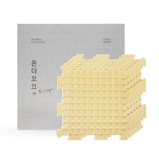 디어커스 온더꼬끄 퍼즐매트 30 x 30 cm, 버터옐로우, 6개