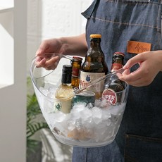 Ku Catch葡萄酒冰桶保冷桶 冷卻 透明, 1個, 4L