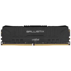 마이크론 Crucial Ballistix DDR4 3200 CL16 RAM 8GB 데스크탑용 블랙, 1개