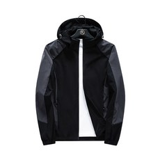 AOULS AULS男款簡約配色修身戶外防水夾克 9181