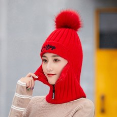 나야스타일 남녀공용 스포츠 방한 바라클라바 DJBG-50, 레드(DJBG-50-5)