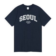 언탭트 남여공용 SEOUL 16수 반팔 티셔츠