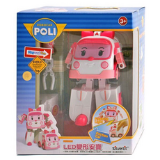 SiLverLit 銀輝 POLI 波力 ROI LED 變形機器人安寶，附工具小配件, 1盒