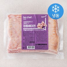 비셰프 정통 베이컨 (냉동), 1kg, 1팩