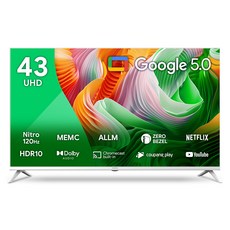 더함 4K UHD LED 스마트 120Hz 돌비 AI 구글 5.0 TV