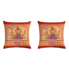 곰돌이쿠션커버