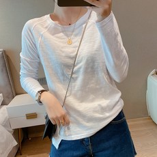 안다로미 여성용 투라인 긴팔 티셔츠
