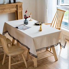 화이트린넨식탁보