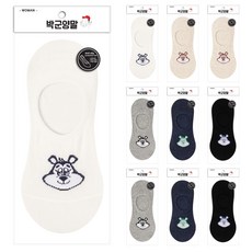 박군 여성용 루즈 베어 덧신 10족