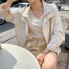 달리샵 여성용 포번 린넨 자켓